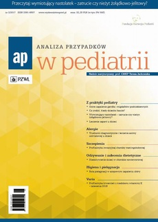 Обложка книги под заглавием:Analiza Przypadków w Pediatrii 2/2017