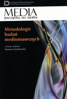 Okładka książki o tytule: Metodologie badań medioznawczych