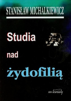 Обложка книги под заглавием:Studia nad żydofilią