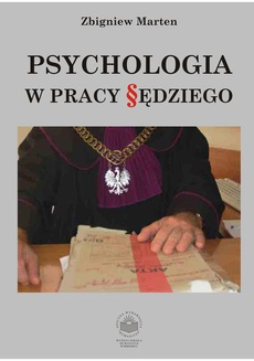 Okładka książki o tytule: Psychologia w pracy sędziego