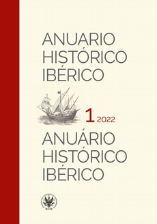 Okładka książki o tytule: Anuario Histórico Ibérico / Anuário Histórico Ibérico 1/2022