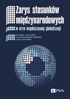 The cover of the book titled: Zarys stosunków międzynarodowych