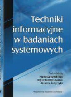Okładka książki o tytule: Techniki informacyjne w badaniach systemowych