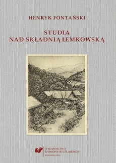 Обложка книги под заглавием:Studia nad składnią łemkowską
