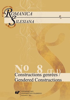 Обложка книги под заглавием:Romanica Silesiana. No 8. T. 1: Constructions genrées / Gendered Constructions