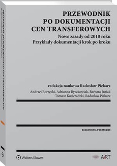The cover of the book titled: Przewodnik po dokumentacji cen transferowych
