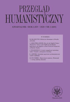 Okładka książki o tytule: Przegląd Humanistyczny 2020/2 (469)