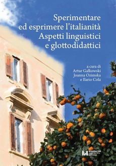 Okładka książki o tytule: Sperimentare ed esprimere l’Italianità