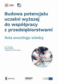 The cover of the book titled: Budowa potencjału uczelni wyższej do współpracy z przedsiębiorstwami