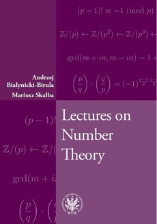 The cover of the book titled: Lectures on Number Theory