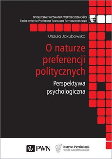 Обложка книги под заглавием:O naturze preferencji politycznych