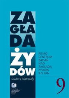Обложка книги под заглавием:Zagłada Żydów. Studia i Materiały vol. 9 R. 2013