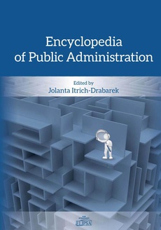Okładka książki o tytule: Encyclopedia of Public Administration