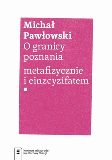 The cover of the book titled: O granicy poznania