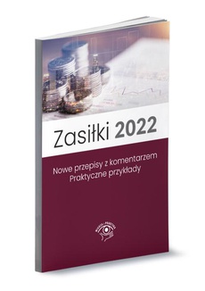 Okładka książki o tytule: Zasiłki 2022