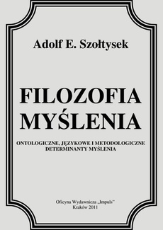 Обложка книги под заглавием:Filozofia myślenia