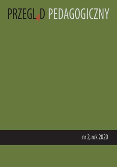 Обложка книги под заглавием:Przegląd Pedagogiczny, nr 2/2020