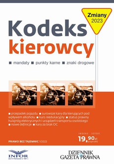 The cover of the book titled: Kodeks Kierowcy Zmiany 2023