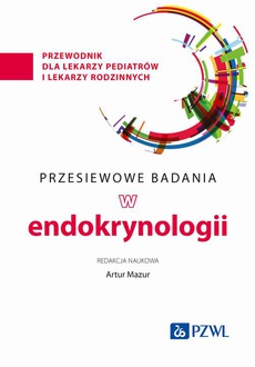Обложка книги под заглавием:Przesiewowe badania w endokrynologii