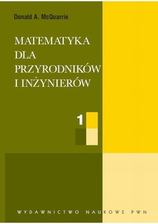 Обложка книги под заглавием:Matematyka dla przyrodników i inżynierów, t. 1