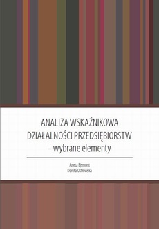 Обкладинка книги з назвою:Analiza wskaźnikowa działalności przedsiębiorstw : wybrane elementy