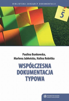 Обкладинка книги з назвою:Współczesna dokumentacja typowa