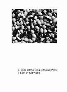 The cover of the book titled: Modele aktywności politycznej Polek od XIX do XXI wieku