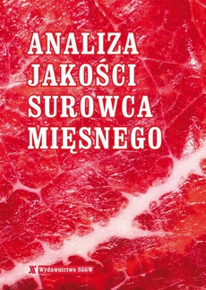 The cover of the book titled: Analiza jakości surowca mięsnego