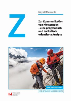 The cover of the book titled: Zur Kommunikation von Kletternden – eine pragmatisch und lexikalisch orientierte Analyse