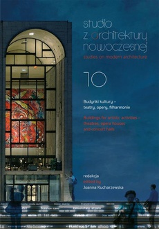 Обложка книги под заглавием:Studia z Architektury Nowoczesnej, tom 10