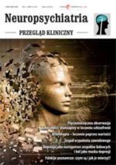 The cover of the book titled: Neuropsychiatria. Przegląd Kliniczny NR 3(10)/2011