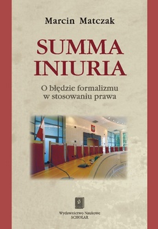 The cover of the book titled: Summa iniuria