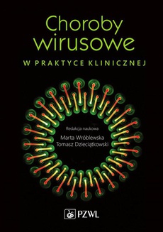 Обложка книги под заглавием:Choroby wirusowe w praktyce klinicznej