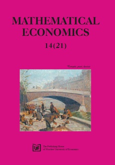 The cover of the book titled: Mathematical Economics 14(21)