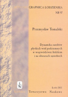 The cover of the book titled: Acta Geographica Lodziensia t. 97/2011