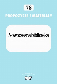 The cover of the book titled: Nowoczesna biblioteka