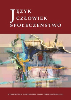 The cover of the book titled: Język - Człowiek - Społeczeństwo