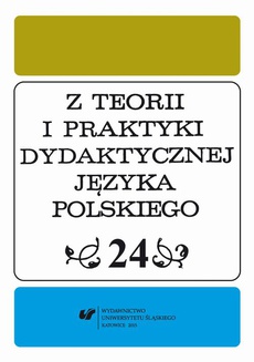 The cover of the book titled: Z Teorii i Praktyki Dydaktycznej Języka Polskiego. T. 24