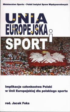 Обложка книги под заглавием:Unia Europejska i sport