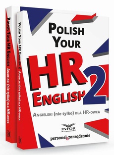 Okładka książki o tytule: Polish your HR English. Angielski (nie tylko) dla HR-owca-PAKIET częć I i II