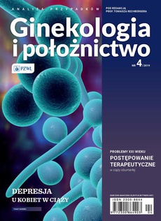 The cover of the book titled: Analiza Przypadków. Ginekologia i Położnictwo 4/2019