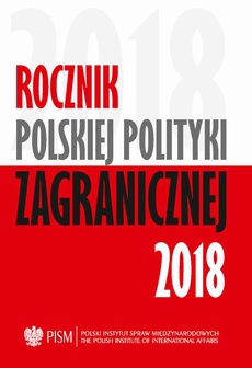 The cover of the book titled: Rocznik Polskiej Poltyki Zagranicznej 2018