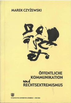 The cover of the book titled: Öffentliche Kommunikation und Rechtsextremismus