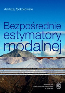 The cover of the book titled: Bezpośrednie estymatory modalnej