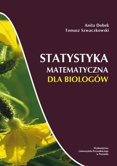 Обложка книги под заглавием:Statystyka matematyczna dla biologów