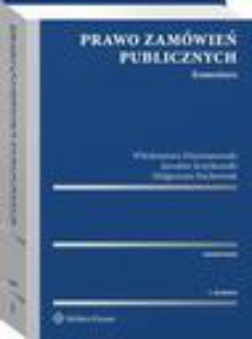 The cover of the book titled: Prawo zamówień publicznych. Komentarz