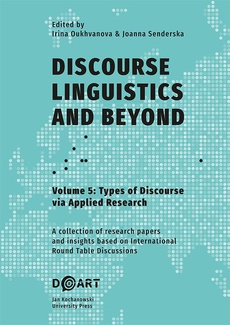 Okładka książki o tytule: Discourse Linguistics and Beyond, vol. 5, Types of Discourse via Applied Research