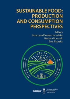 The cover of the book titled: Sustainable food. Production and consumption perspectives