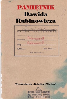 Okładka książki o tytule: PAMIĘTNIK DAWIDA RUBINOWICZA