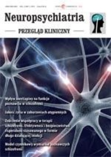 Okładka książki o tytule: Neuropsychiatria. Przegląd Kliniczny NR 1(4)/2010